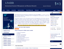 Tablet Screenshot of ijmbr.srbiau.ac.ir